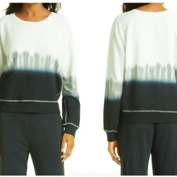 Rails Theo & Oakland Tie Dye Joggers & Sweatshirt Set Outfit Small Blue/Gray - Picture 2 of 6